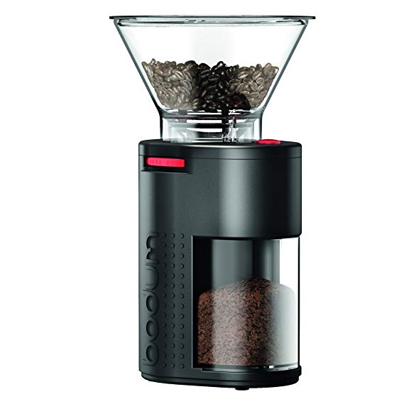 Bodum 11750-01US Bistro Burr Coffee Grinder, One Size, Black