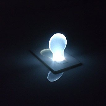 HKBAYI® 10PCS / 10 x mini led credit card / portable / card pocket light bulb lamp christmas card / switch card sharp led light bulb white light