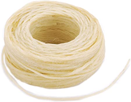 Tandy Leather Factory Waxed Thread, 25-Yard, Natural