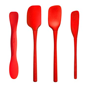 Tovolo All Silicone Tool Set, Candy Apple - Set of 4