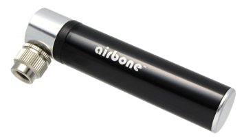 EyezOff Airbone ZT702 Supernova Ultra-Compact Bicycle Pump for Schrader/Presta (9.9cm) Silver