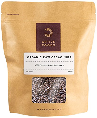 Organic Raw and Natural Cacao Nibs, 250 g