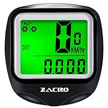 Zacro® Bike Computer,Original Wireless Bicycle Speedometer with Compass Key Ring,Multi FunctionBike Odometer Cycling
