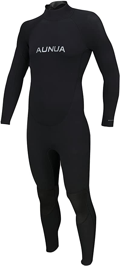 Aunua Men's 3/2mm Premium Neoprene Diving Suit Full Length Snorkeling Wetsuits