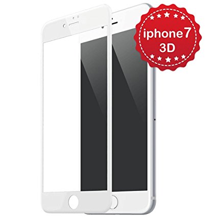 Premium iPhone 7/ 6s/ 6 Screen Protector , YaSaShe Anti-burst Tempered Glass (iPhone 7 White)
