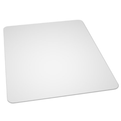 ES Robbins Natural Origin Rectangle Vinyl Chair Mat for Hard Floor, 46 by 60-Inch, Clear