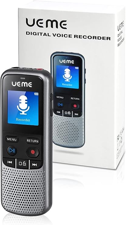 Digital Voice Recorder with Bluetooth Playback, Small Lightweight Dictaphone with Storage Bag, Warm Voice Sound for Notes, Dictation, Interviews, Meetings and Lectures, 32GB, MP3 Playback