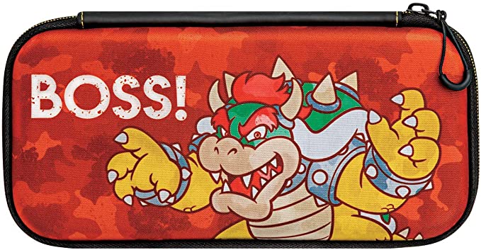 Nintendo Switch Accessories Slim Travel Case Bowser Camo Edition, 500-088