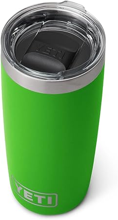 YETI Rambler 10 oz Tumbler, Stainless Steel, Vacuum Insulated with MagSlider Lid, Canopy Green