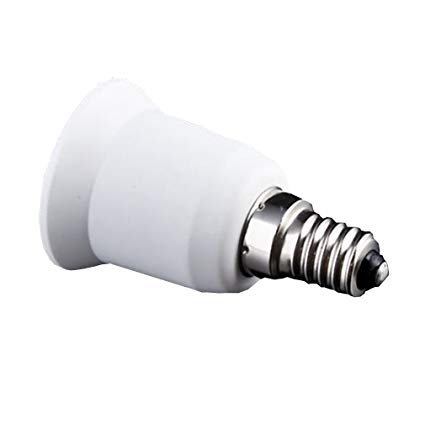 E14 to E27 Lamp Light Bulb Base Socket Converter Adaptor