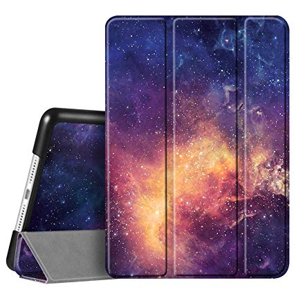 Fintie SlimShell Case for iPad 10.2” 2019 (7th Generation), Super Thin Lightweight Stand Protective Cover with Auto Sleep/Wake Feature for iPad 10.2 7th Gen 2019 Release, Galaxy