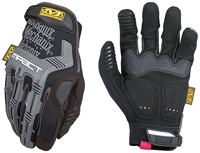 Mechanix Wear - M-Pact Gloves (X-Large, Black/Grey)