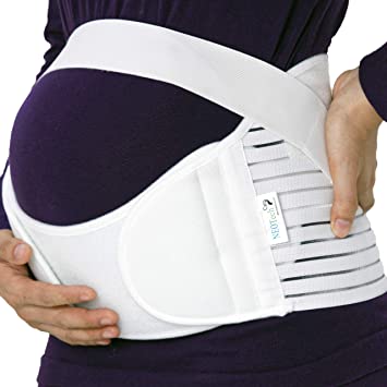NEOtech Care Maternity Belt - Pregnancy Support - Waist/Back/Abdomen Band, Belly Brace (Ivory, Size XXL)