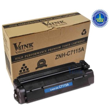 V4INK  1PK New Compatible C7115A 15A Toner Cartridge-2500 Page Yield for LaserJet 1000 1005 1200 1220 3300 3320 3330 3380LBP-1210