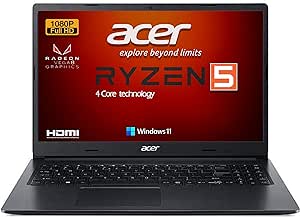 Acer Extensa 15, Notebook, Cpu Ryzen 5 3500u, 4 Core fino a 3700 MHz, Svga Vega8, SSD 512 Gb, DISPLAY 15.6' Full HD, 8 Gb Ram, wi-fi, lan, 3 usb, webcam, Win 11 64 Bit, Garanzia e layout italia