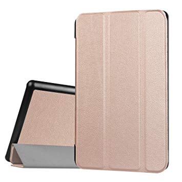 Sevrok All-New HD 8 Tablet Case Cover Smart Slim-Fit Lightweight Stand Flip Protective Case with Auto Wake/Sleep for HD 8 7th-Generation/6th-Generation, Gold