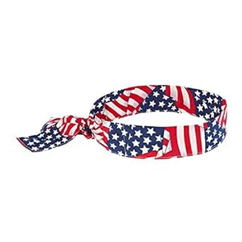 Ergodyne 150-12306 Chill-Its 6700 Evaporative Cooling Bandana-Tie, Navy Western 4.3 Ounces