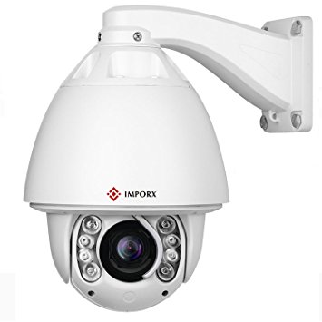 IMPORX 20 X 3MP Auto Tracking PTZ IP Camera - 2592x1944P ONVIF H.265 High Speed Dome Camera, Support SD Card and P2P, 500ft IR Distance, with Fan Heater and Wipe