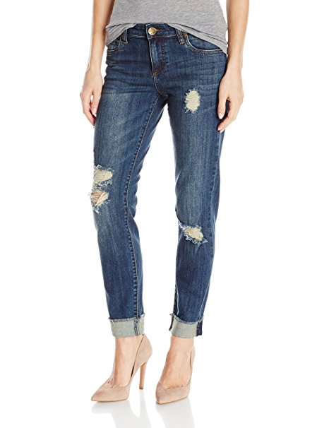KUT from the Kloth Women's Amy Crop Straight Leg Rolled