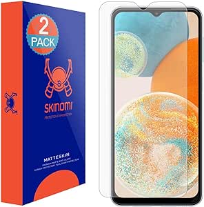 Skinomi Matte Screen Protector Compatible with Samsung Galaxy A25 5G (2-Pack) Anti-Glare Matte Skin TPU Anti-Bubble Film