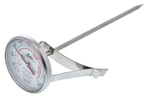 Update International THFR-17 5 12-Long Dial Frothing Thermometer