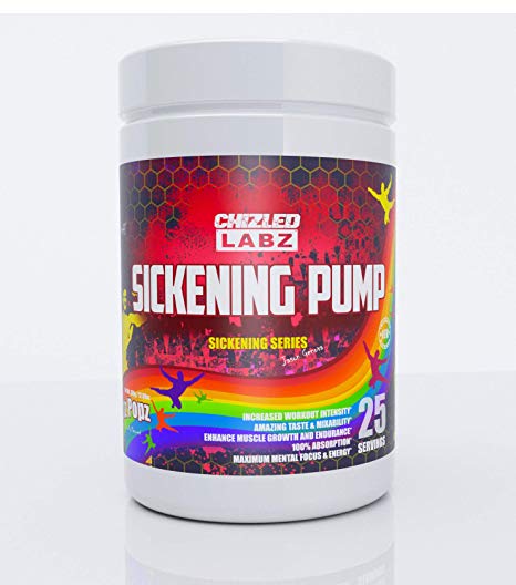 Sickening Pump Preworkout - Focus Energy Reps & Massive Pump (Skeetlz Popz)