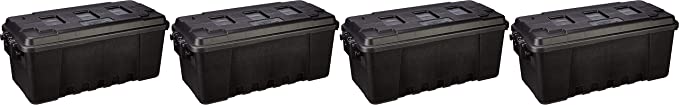 Plano Storage Trunk - 68 Quart (1719) - Black 4 Pack