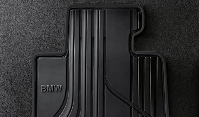 BMW 51472210208 Basic Line All-Weather Floor Mats for F22/F33 2 Series and F87 M2 (Set of 2 Front Mats)