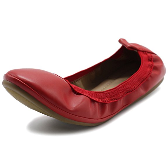 Ollio Women's Shoe Comfort Ballet Flat