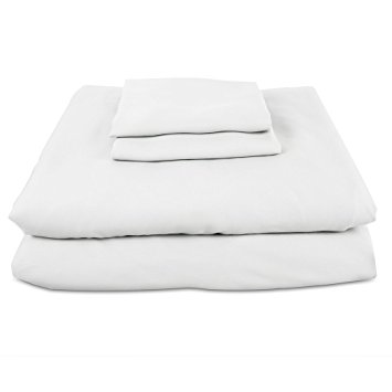 Bamboo Sheets INTERNATIONAL Premium 100% viscose bamboo sheet set in Queen White. BSI-Q-W. luxury bamboo bed sheets with deep pocket design are the perfect pillow top mattress sheets.