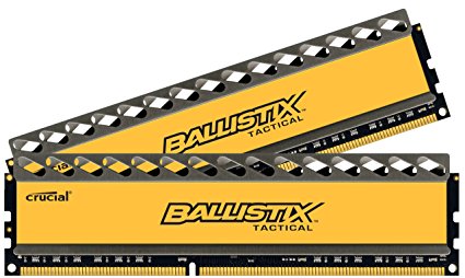 Ballistix Tactical 8GB Kit 4GBx2 DDR3 1600 MT/s PC3-12800 CL8 at 1.5V UDIMM 240-Pin Memory BLT2KIT4G3D1608DT1TX0