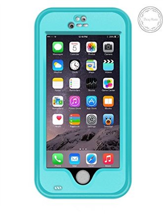 iPhone 6 Waterproof Case Bessmate TM iPhone 6 Underwater Protection Cover Waterproof Shockproof SnowProof DustProof Case with Viewing Kickstand Fingerprint Recognition Touch ID for iPhone 6 47inch Blue