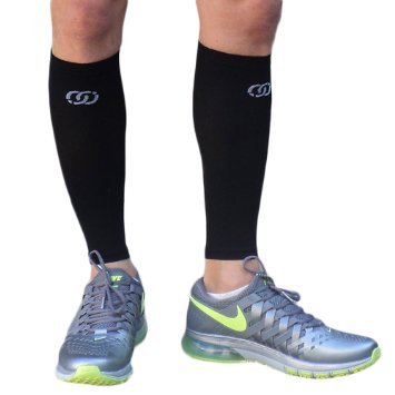 Calf Compression Sleeve - Shin Splint / Leg Compression Sleeves for Men & Women