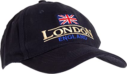 Unisex Navy Blue London England Union Flag Cap