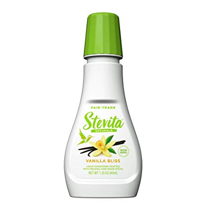 Stevita Organic Liquid Stevia Small - Vanilla Flavor - 1.35 Ounces - All Natural Sweetener, Zero Calories - USDA Organic, Non GMO, Vegan, Kosher, Paleo, Gluten-Free - 100 Servings