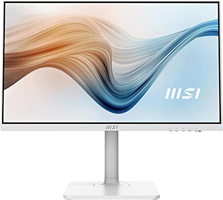 MSI 24” IPS FHD (1920 x 1080) Non-Glare with Super Narrow Bezel 75Hz 1ms 16:9 with Adjustable Stand (Modern MD241PW)