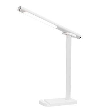 Reading Lamp with USB Charging,Touch Control Dimmable Rechargeable Portable Led Desk Lamp for Office,3 Lighting Modes,Memory Function,White,Multipurpose Study Lamp with Magnetic Design and Detachable