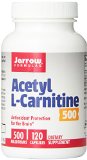 Jarrow Formulas Acetyl L-Carnitine 500mg 120 Count