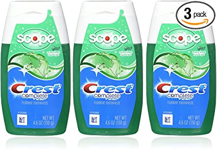 Crest Complete Whitening Plus Scope Tartar Control Toothpaste, Minty Fresh Liquid Gel, 4.6 Oz (130g) - 3