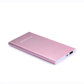 Innogie Air Thin 6600mAh Portable Charger External Battery Pack, Power Bank & iPhone Charger for iPhone, iPad and Samsung Galaxy and More (Pink)