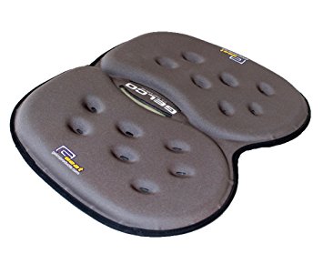 GSeat Ergonomic Seat Cushion- Helps Prevent, Relieve, and Recover From Lower Back and Tailbone Pain- Outstanding Lumbar Support – Lightweight, Portable, Therapeutic Seat Pad for Indoor, Outdoor, Home and Office, Driving and More. (Carbon Gray)