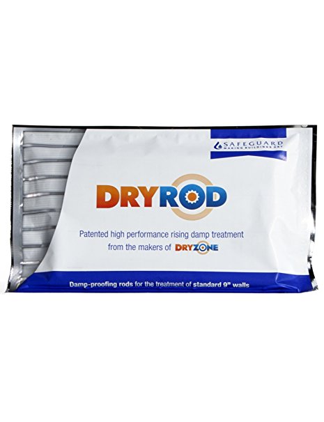 Dryrod Damp Proofing Rods - 10 Pack - Next Generation Rising Damp Treatment From The Makers of Dryzone