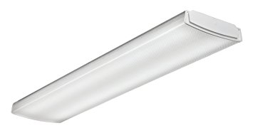 Lithonia Lighting LBL4 LP840 4-Feet Commercial LED Wraparound Indoor Light, White