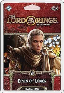 The Lord of the Rings The Card Game Elves of Lorien STARTER DECK - Cooperative Adventure Game, Strategy Game, Ages 14 , 1-4 Players, 30-120 Min Playtime, Made by Fantasy Flight Games