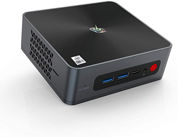 4 Cores 8th Intel Core i5-8259U 3.8Ghz Beelink Mini PC 8GB RAM 256GB NVMe M.2 SSD Windows 10 Pro Sei8 Mini Computer Support 4K Dual HDMI, Bluetooth 5.0, WiFi 6, Gigabit Ethernet,4USB3.0