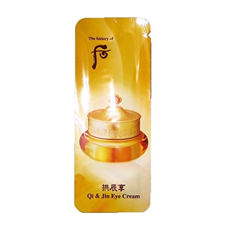 30 X The History of Whoo Sample Qi & Jin Cream 1ml. Super Saver Than Normal Size