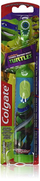 Colgate Kids Power Toothbrush, Teenage Mutant Ninja Turtles, Extra Soft, color and design may vary.