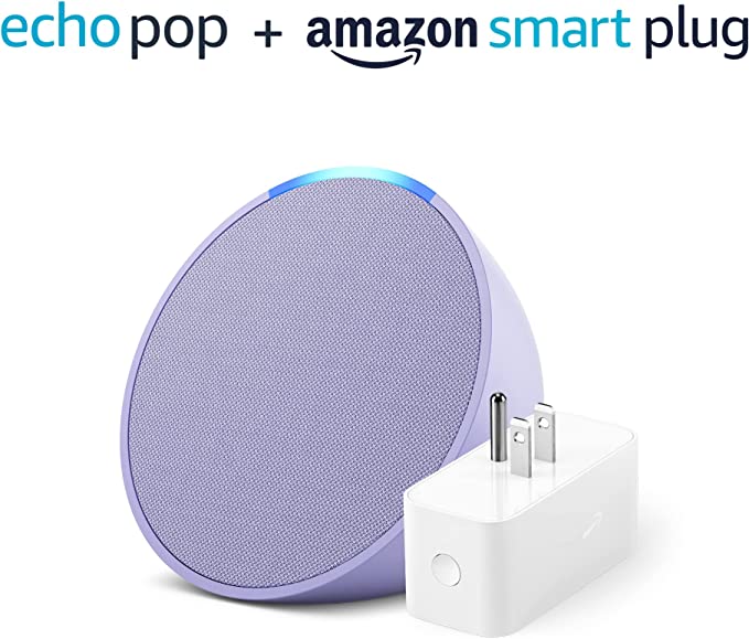 Introducing Echo Pop Lavender Bloom with Amazon Smart Plug