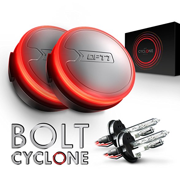 OPT7 Cyclone AC HID Kit - with MOSPlusLife - 4x Brighter - 6x Longer Life - All Bulb Sizes and Colors - 2 Yr Warranty - 9004 Hi-Lo [5000K Bright White Xenon Light]