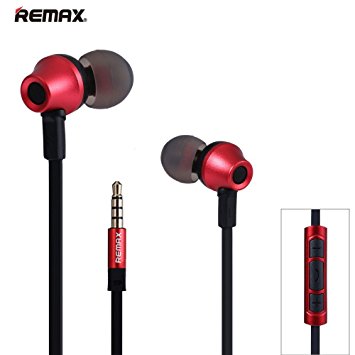 Remax In-Ear Headphones with Mic (Red)